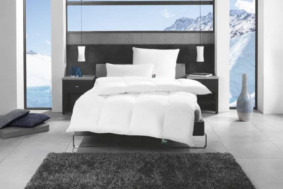 Bettdecke Daunen Kassettenbett Alaska 155x220 cm Warm frankenstolz 