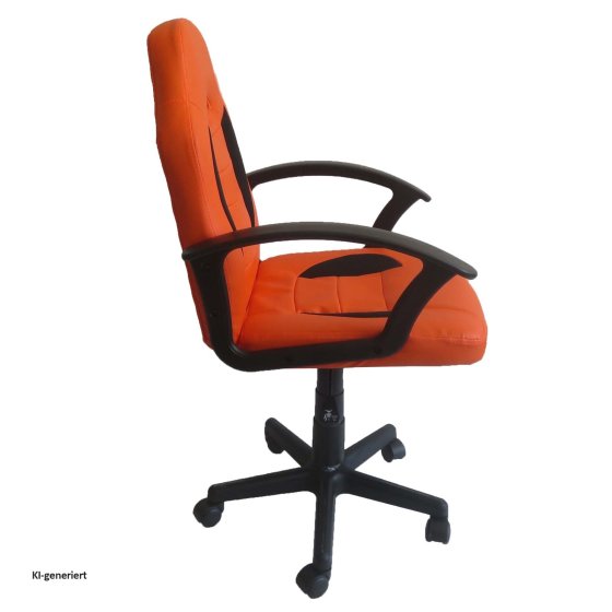 Schreibtischstuhl höhenverstellbar Daytona Junior Orange 