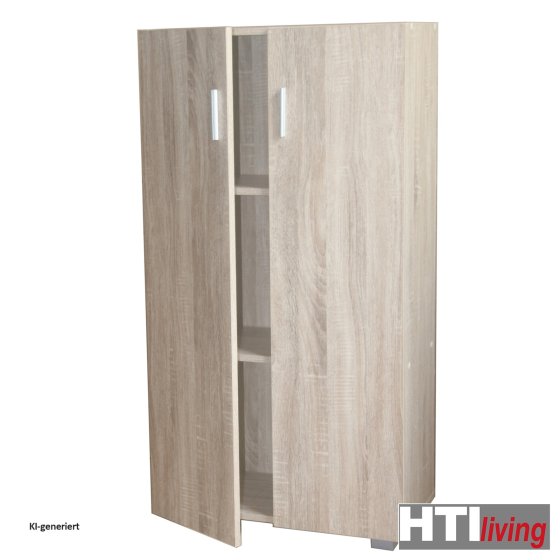 Sideboard Kommode 2 Türen Sonoma Schrank Stauraum 60 x 115 cm 