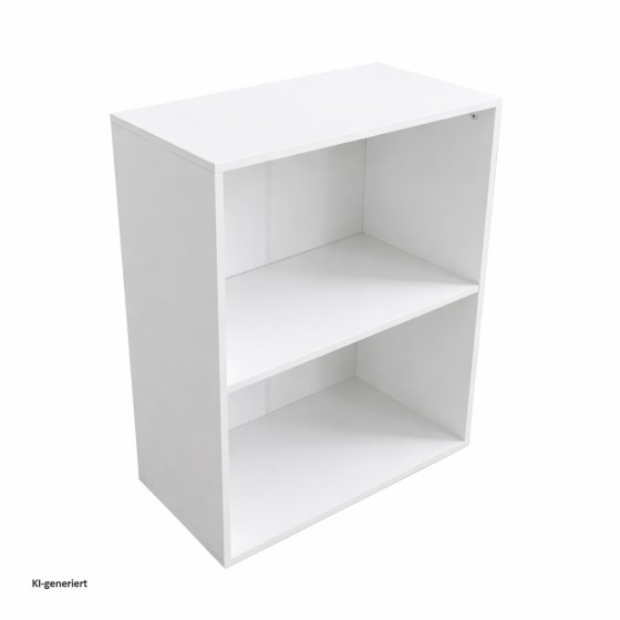 Standregal Nina mit 2 Fächern Weiß 