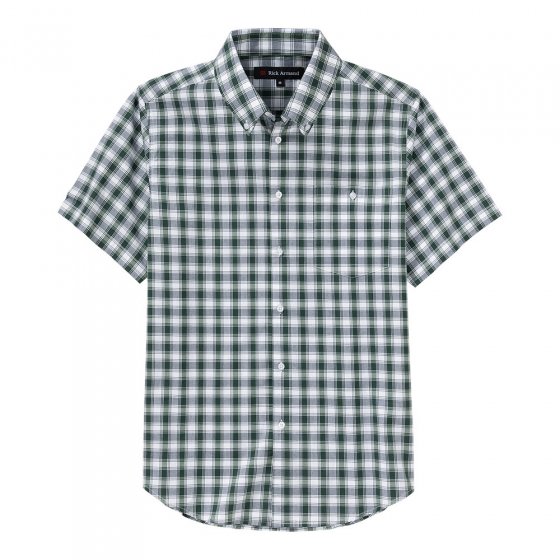 Pflegeleichtes Stretchhemd 3XL (47/48) | Grün