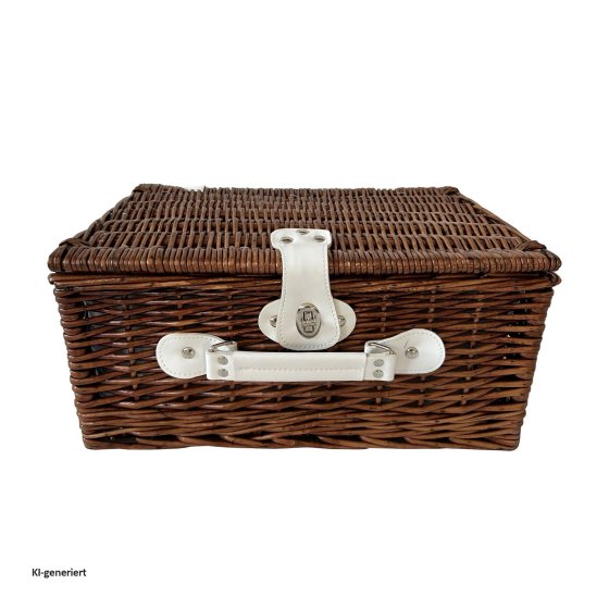 Picknickkorb für 2 Personen Finie Braun 