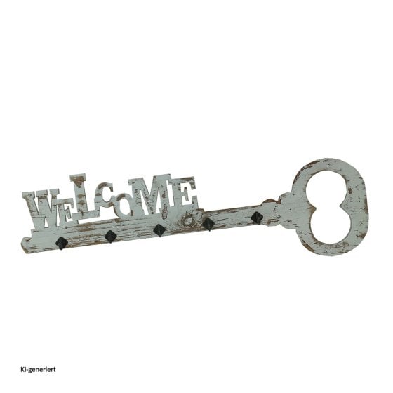 Schlüsselbrett Shabby Look Welcome 