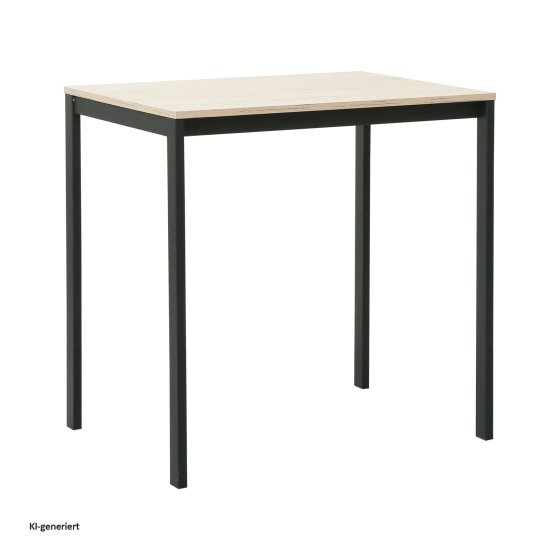 Esstisch Cedrik Artisaneiche-Schwarz 