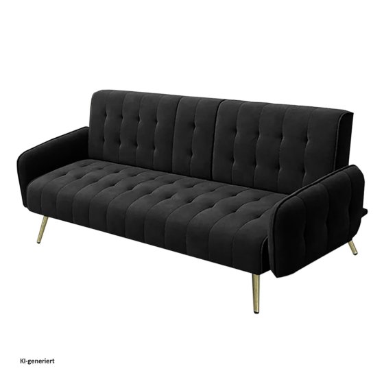 Sofa mit Knopfsteppung 