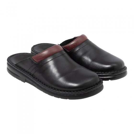 Klassische Leder Pantolette 