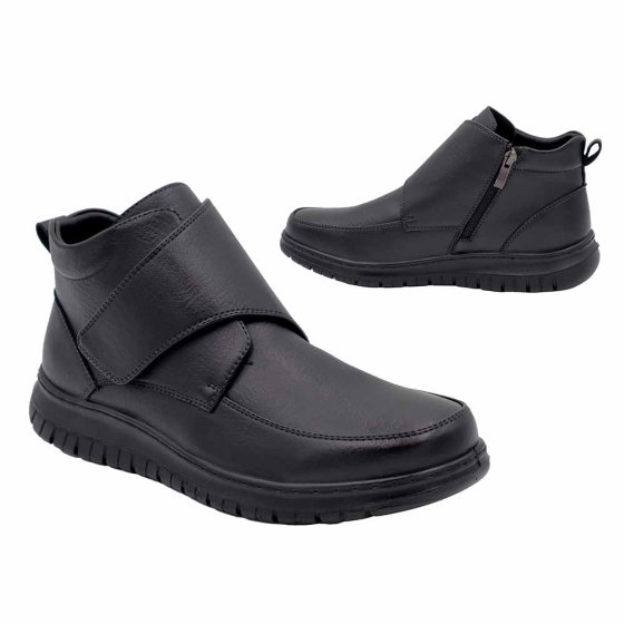 Herren Knöchelschuh 46 | Schwarz