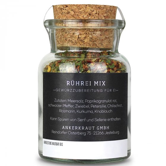 Ankerkraut Rührei Mix feine Gewürzmischung im Korkenglas 80g 