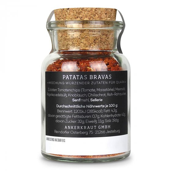 Ankerkraut Patatas Bravas Gewürz zum einmischen in Quark 90g 