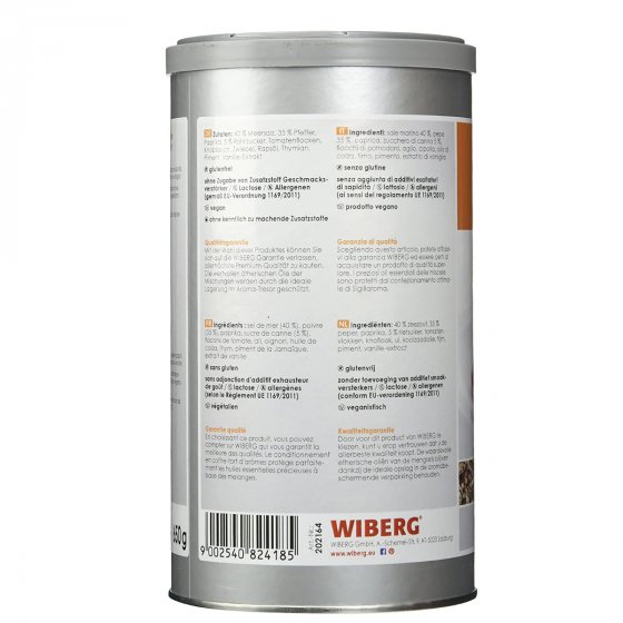 Wiberg a la Carte Steak Pfeffer grob kräftige Würzmischung 650g 