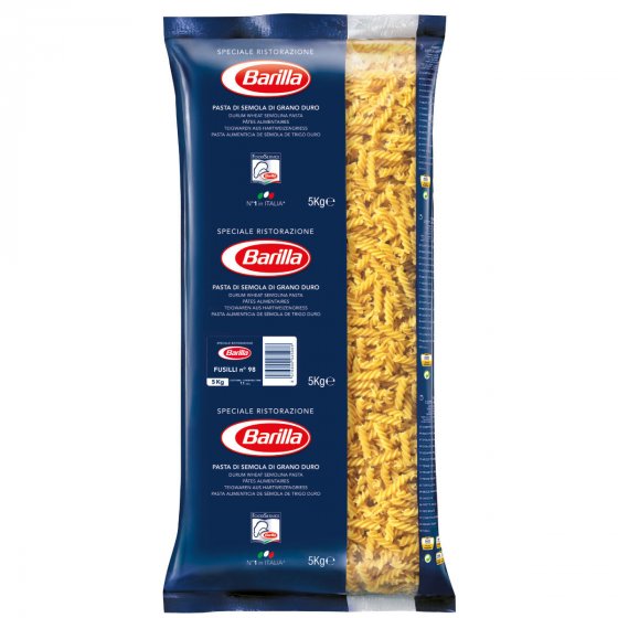 Barilla Pasta Fusilli Nr 098 Teigwaren Hartweizengrieß 5000g 3er Pack
