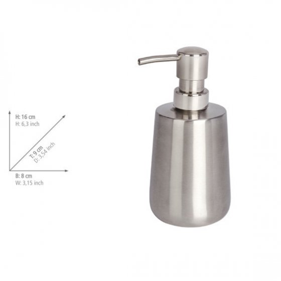 Seifenspender Mod. Solid Edelstahl 245 ml, rostfrei