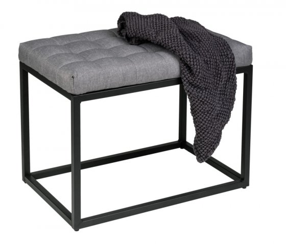 Bank mit Polster Mod. Amandola, 59 x 45,5 x 39 cm, belastbar bis zu 120 kg 
