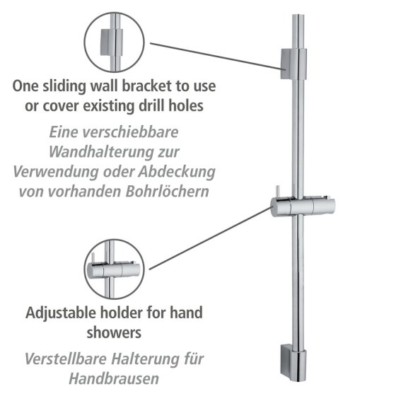 Duschstange Mod. Classic Chrom 70 cm, 70 cm 