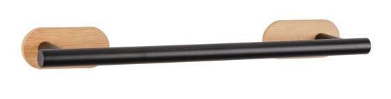 Turbo-Loc® Badetuchstange Mod. Orea Bamboo, 40 cm, Befestigen ohne bohren 