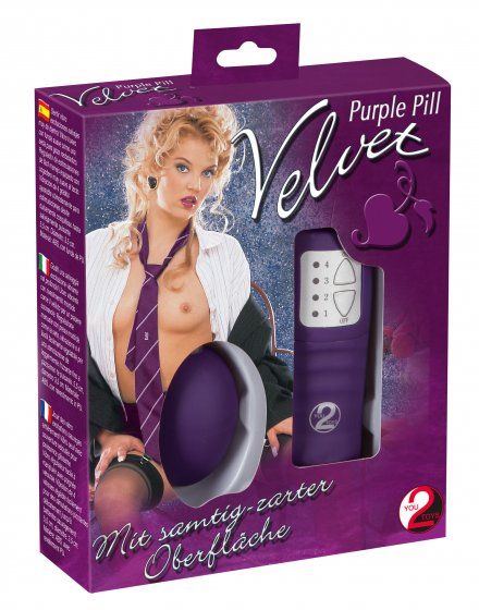 Vibro-Ei Velvet Purple Pill 