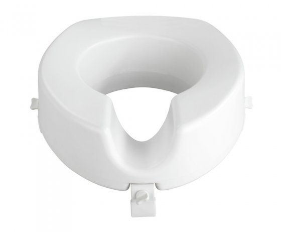 WC Sitz-Erhöhung Mod. Secura, 150 kg Tragkraft, erhöhte Sitzposition