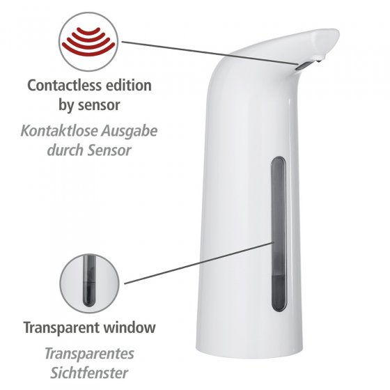 Sensor Desinfektionsmittel- und Seifenspender Mod. Larino, automatischer Infrarot Spender