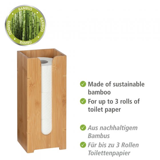 Toilettenpapierhalter Mod. Bambusa, aus Bambus 
