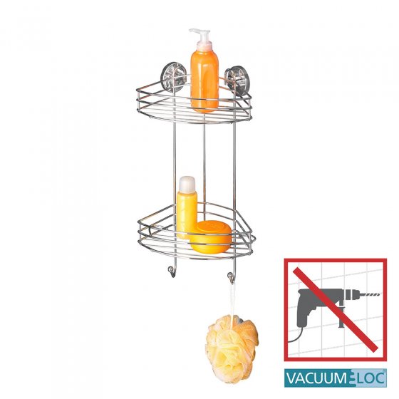 Vacuum-Loc® Eckregal 2 Etagen, Befestigen ohne bohren