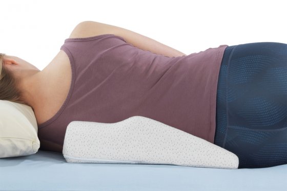 Seitenschläfer Keilkissen Schulterwohl, viskoelastisches Kopfkissen 