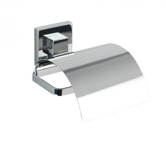 Vacuum-Loc® WC-Set Mod. Quadro 2-teilig Edelstahl, WC-Garnitur und Toilettenpapierhalter, rostfrei 