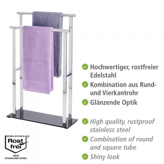 Handtuchbutler Mod. Lava, aus rostfreiem Edelstahl