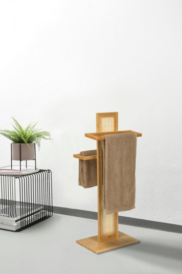 Handtuchständer Mod. Allegre, aus Bambus und Rattan 