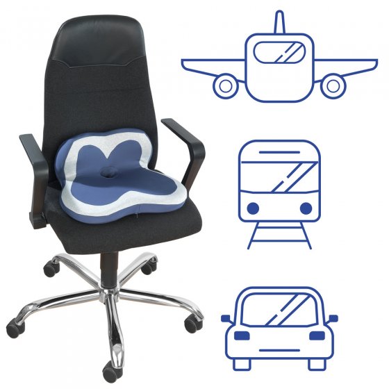 Ergonomisches Sitz- & Lendenkissen, für eine korrekte Sitzposition 