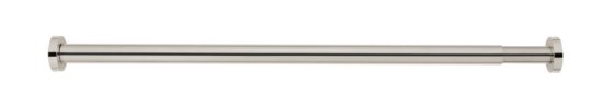 Teleskop-Duschstange Mod. Luz 70 - 115 cm, Chrom, ausziehbare Duschvorhangstange aus rostfreiem Edelstahl 