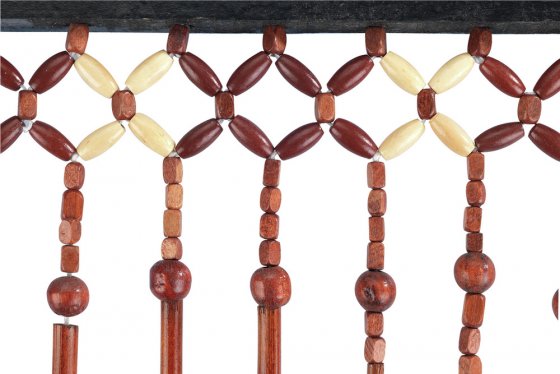 Bambusvorhang Holzperlen, Bambusperlen-Vorhang aus echter Handarbeit 