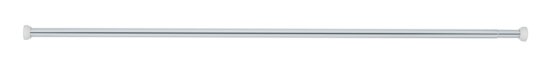 Teleskop-Duschstange Chrom 110 - 185 cm, aus rostfreiem Aluminium 