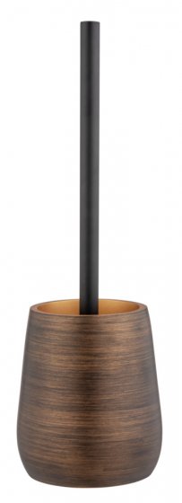 WC-Garnitur Mod. Palena Bronze, inkl. WC-Bürste, Bürstenkopf auswechselbar 