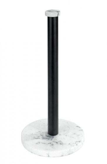 Küchenrollenhalter Mod. Marmor Weiß, elegante Marmoroptik 