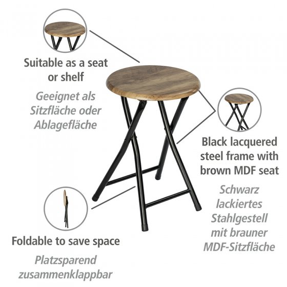 Hocker Mod. Forio, Beistelltisch, Pflanzenhocker