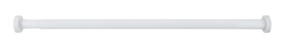 Teleskop-Duschstange Mod. Luz 70 - 115 cm, Weiß, aus rostfreiem Aluminium 