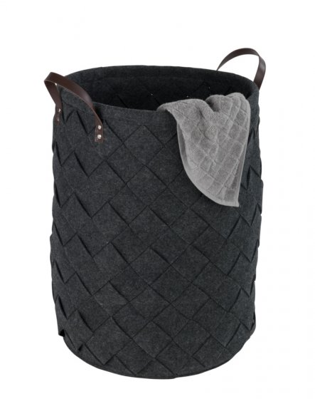Wäschesammler Mod. Trovo Anthrazit, Wäschekorb, 75 ltr.