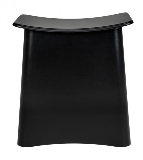 2in1 Badhocker Mod. Wing Schwarz Matt, Badhocker mit herausnehmbarem Wäschesack