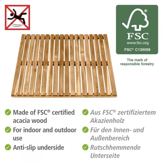 Baderost Indoor & Outdoor Mod. Acacia, für Innen und Außen 