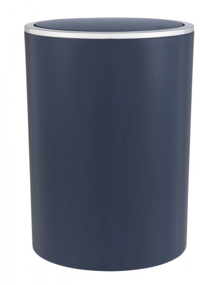 Schwingdeckeleimer Mod. Inca Dunkelblau, 5L, hochwertiger Kunststoff, 5 Liter 