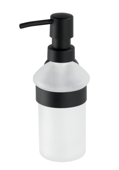 Seifenspender Mod. Bosio Edelstahl Black matt, Fassungsvermögen ca. 200 ml 