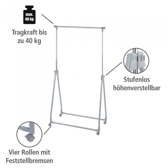 Kleiderständer klappbar, höhenverstellbar