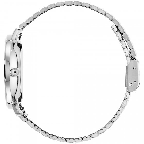 Damenuhr Edelstahl silberfarben Flower of Life silver pearl 