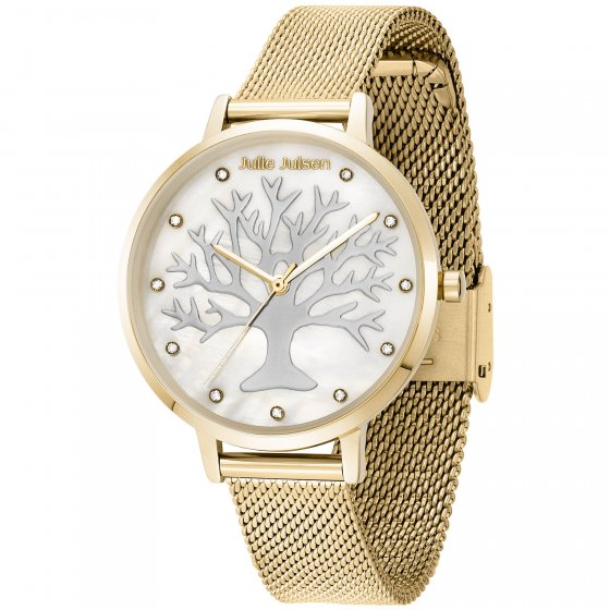 Damenuhr Edelstahl goldfarben Poems of Life gold 