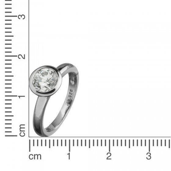 Ring Silber 925 Zirkonia weiß 