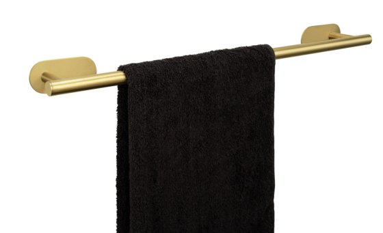 Turbo-Loc® Badetuchstange Uno Mod. Orea Gold, 60 cm, Befestigen ohne bohren 