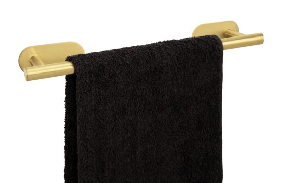 Turbo-Loc® Badetuchstange Mod. Orea Gold, 40 cm, Befestigen ohne bohren 
