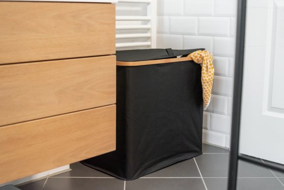 Wäschetruhe Trio Mod. Ecori, Textilien aus 100 % recyceltem Polyester 