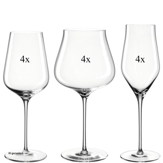 Kelchgläser 12-teilig BRUNELLI 
