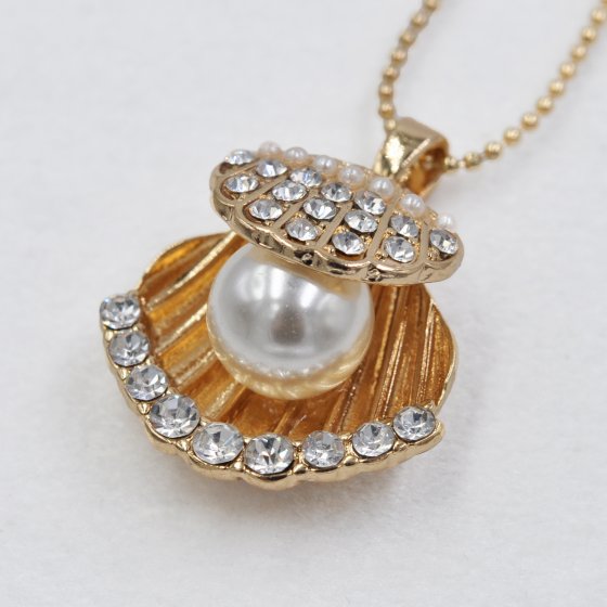 Schmuckset Muschelset Anhänger mit Ohrsteckern 